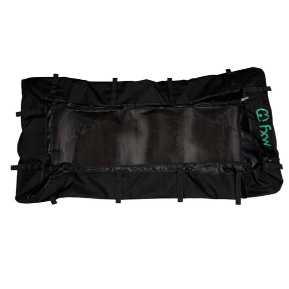 New Open FXW Dog Playpen Mesh Cover Top Black Fits 6 Panel 24" Height Visibility - Picture 4 of 8